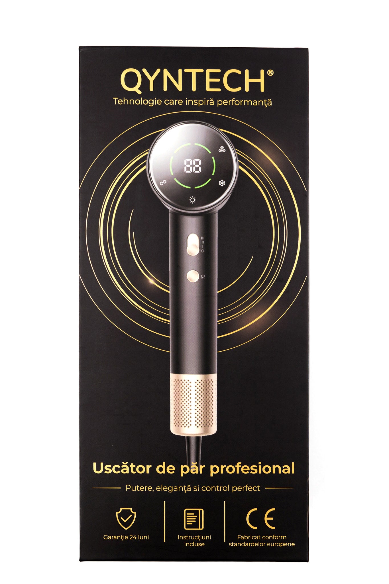 Uscător de păr profesional QYNTECH®, 110000 RPM