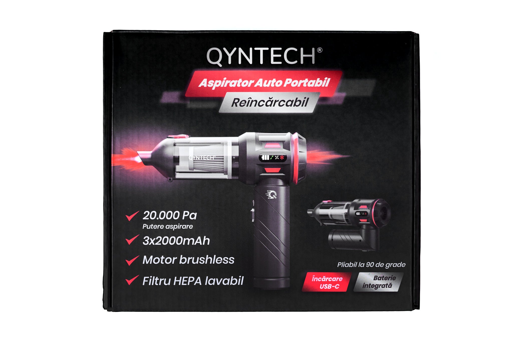 Aspirator Auto, QYNTECH®, 20000Pa