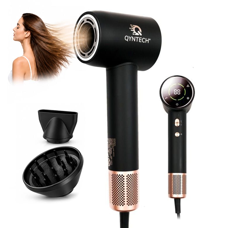 Uscător de păr profesional QYNTECH®, 110000 RPM